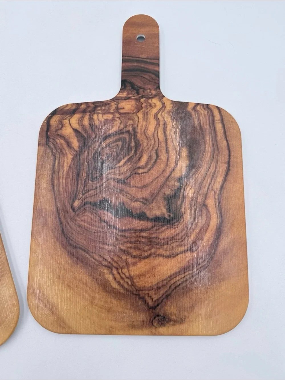 Set Of 2 American Metalcraft Serving Boards Farmhouse Decor Olive Wood
